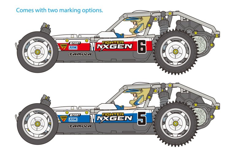 1:10 Tamiya 58741 RC Buggy &ndash; Fighter NXGEN DT-04 with Certificate - Tam58741 6 - TAM58741