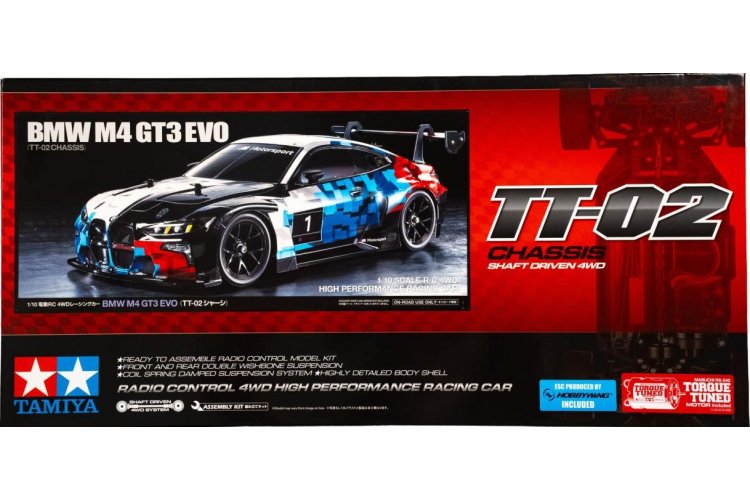 1:10 Tamiya 58751 RC Auto - BMW M4 GT3 Evo - TT-02 Chassis - Tamiya Cup NL Certificaat - Tam58751 1 - TAM58751