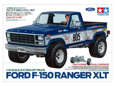 1:10 Tamiya 58759 RC Auto - Ford F-150 Ranger XLT - 2WD - Tam58759 1 - TAM58759