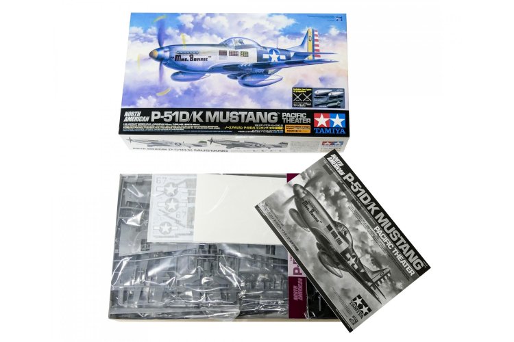 1:32 Tamiya 60323 North American P-51D/K Mustang &ndash; Pacific Theater &ndash; WWII Fighter Aircraft &ndash; Propeller Plane - Tam60323 12 - TAM60323