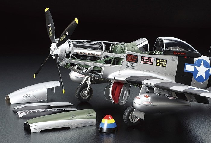 1:32 Tamiya 60323 North American P-51D/K Mustang &ndash; Pacific Theater &ndash; WWII Fighter Aircraft &ndash; Propeller Plane - Tam60323 3 - TAM60323