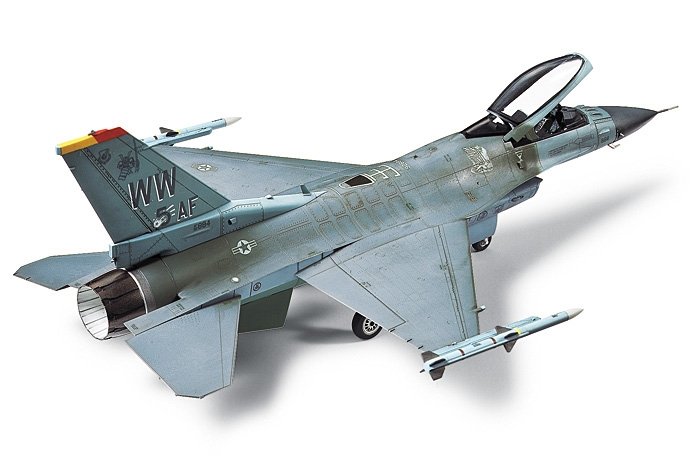 1:72 Tamiya 60786 Lockheed Martin F-16CJ Block 50 Fighting Falcon &ndash; American Jet Fighter - Tam60786 2 - TAM60786