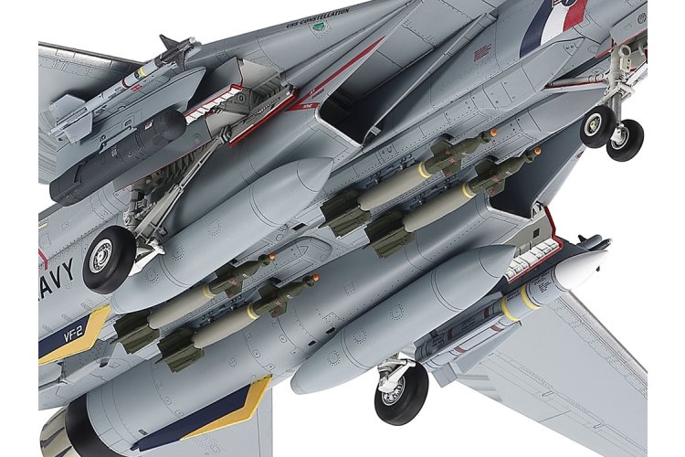 1:72 Tamiya 60795 Grumman F-14D Tomcat &ndash; American Jet Fighter - Tam60795 10 - TAM60795