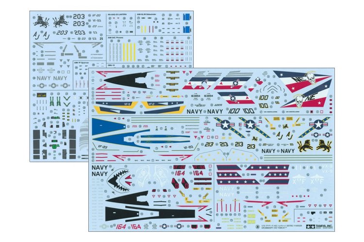 1:72 Tamiya 60795 Grumman F-14D Tomcat &ndash; American Jet Fighter - Tam60795 12 - TAM60795