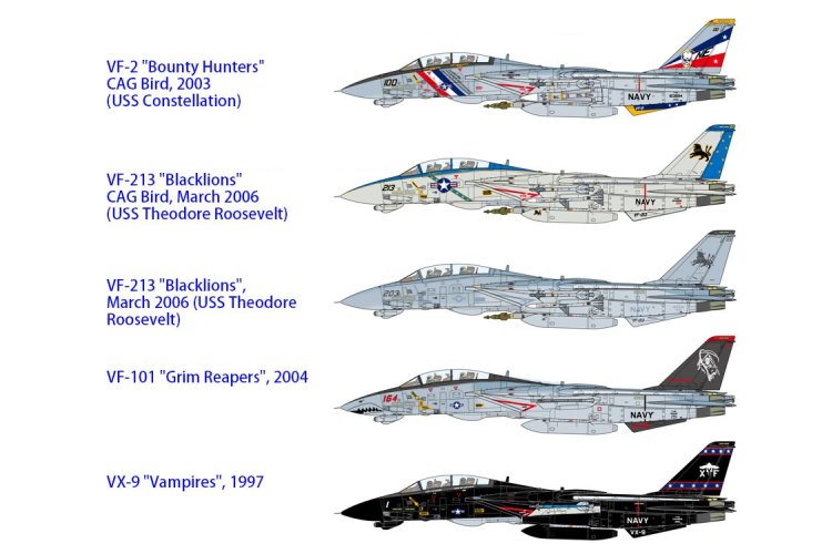 1:72 Tamiya 60795 Grumman F-14D Tomcat &ndash; American Jet Fighter - Tam60795 13 - TAM60795