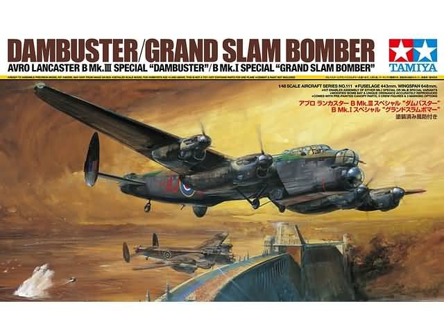 1:48 Tamiya 61111 Dambuster-Grand Slam Bomber Avro Lancaster B Mk.III - Tam61111 1 - TAM61111