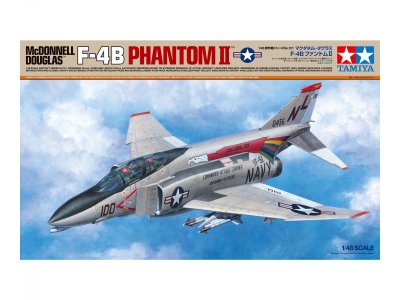 1:48 Tamiya 61121 McDonnell Douglas F-4B Phantom II Plane - Tam61121 1 1 - TAM61121