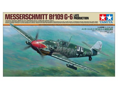 1:48 Tamiya 61128 Messerschmitt Bf 109 G-6 - Late Productie WWII - Duits Jachtvliegtuig - Tam61128 1 - TAM61128