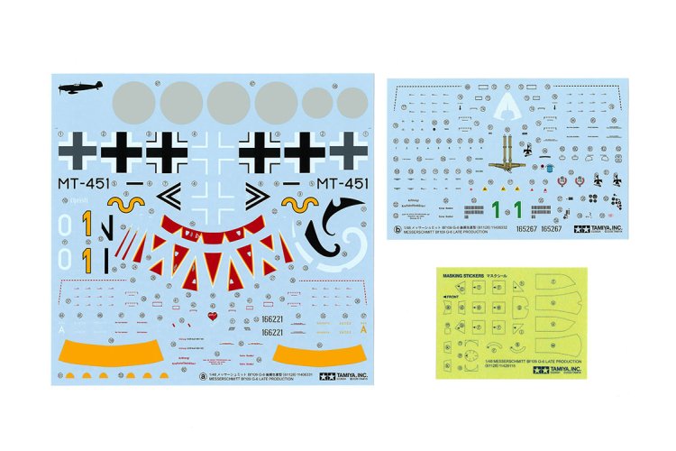 1:48 Tamiya 61128 Messerschmitt Bf 109 G-6 - Late Productie WWII - Duits Jachtvliegtuig - Tam61128 18 - TAM61128