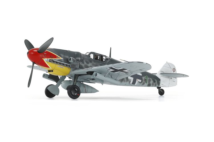 1:48 Tamiya 61128 Messerschmitt Bf 109 G-6 - Late Productie WWII - Duits Jachtvliegtuig - Tam61128 2 - TAM61128
