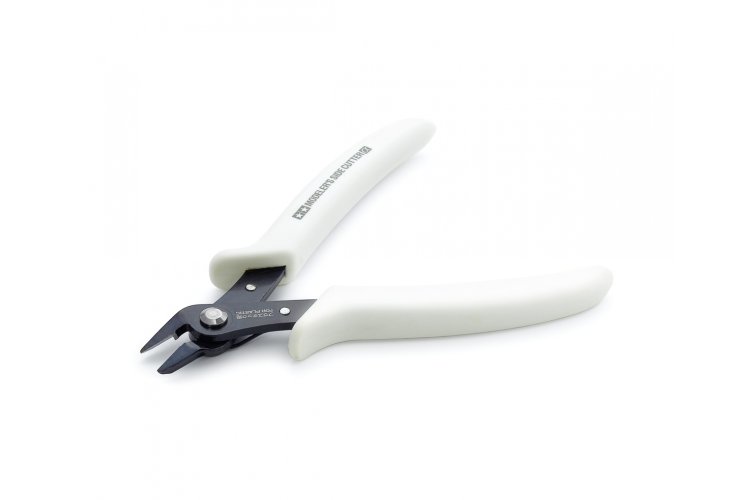 Tamiya 69945 Side Cutter - Cutting Pliers for Model Building - White - Tam69945 xs - TAM69945-XS