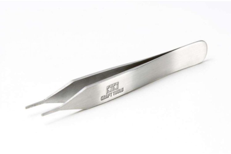 Tamiya 74117 Craft Tools Bending Tweezers for Photo-Etch Parts - Tam74117 photo etch pincet tamiya 1 - TAM74117-XS