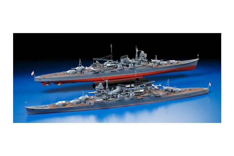 1:350 Tamiya 78023 Mogami &ndash; Mogami-Class &ndash; Japanese Heavy Cruiser - Tam78023 6 - TAM78023