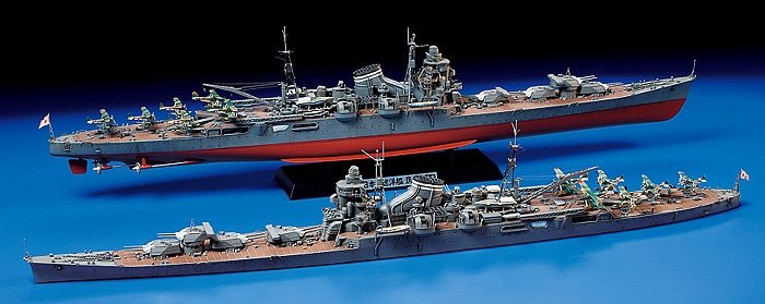1:350 Tamiya 78027 Japanese Heavy Cruiser Chikuma - Tone-class Heavy Cruiser - Ship - Tam78027 18 - TAM78027