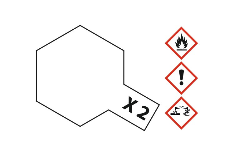 Tamiya X-2 White - Gloss - Acryl - 23ml - Tam81002 2 - TAM81002