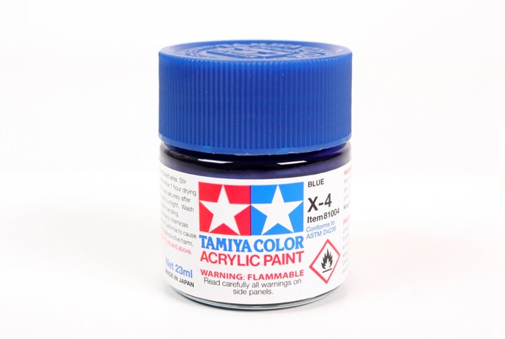 Tamiya X-4 Blue - Gloss - Acryl - 23ml - Tam81004 1 - TAM81004