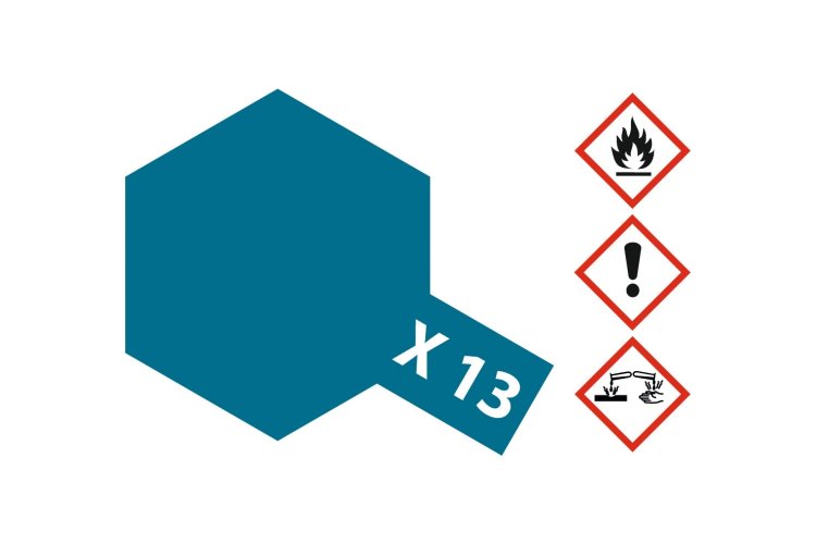 Tamiya X-13 Blue - Metallic - Gloss - Acryl - 23ml - Tam81013 2 - TAM81013