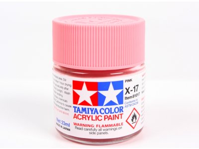 Tamiya X-17 Pink - Gloss - Acryl - 23ml - Tam81017 1 - TAM81017