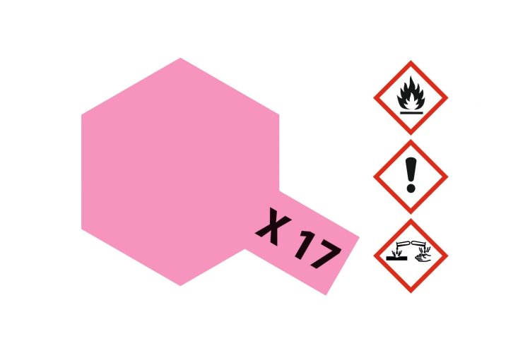 Tamiya X-17 Pink - Gloss - Acryl - 23ml - Tam81017 2 - TAM81017