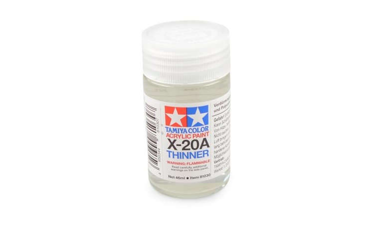 Tamiya X-20A Thinner for Acryl - 46ml - Tam81030 1 1 - TAM81030