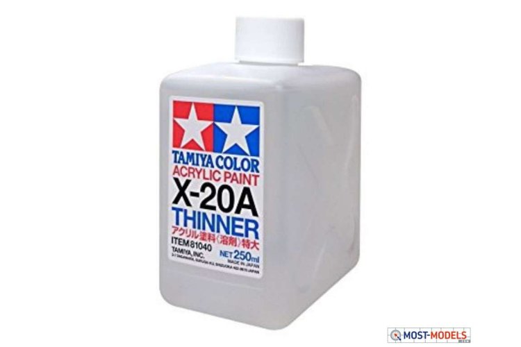 TAMIYA Acryl Mini X-35 Halbglanz, Transparent - 10 Ml Flasche