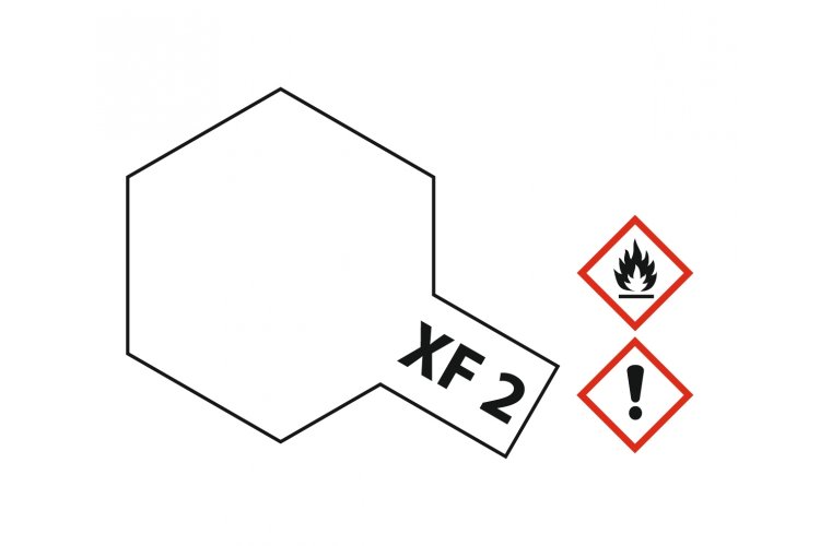 Tamiya XF-2 White - Matt - Acryl - 23ml - Tam81302 2 - TAM81302