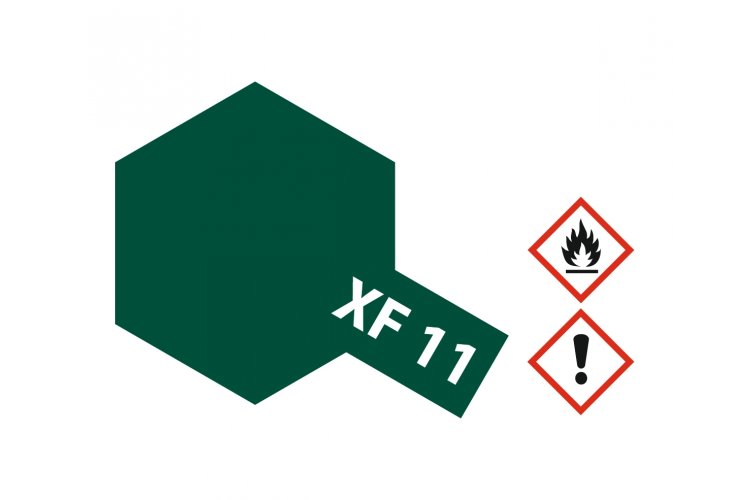 Tamiya XF-11 Japanese Navy Green - Matt - Acryl - 23ml - Tam81311 2 - TAM81311