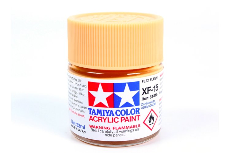 Tamiya XF-15 Flesh - Matt - Acryl - 23ml - Tam81315 1 - TAM81315