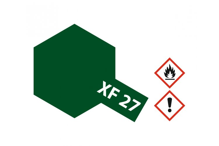 Tamiya XF-27 Black Green - Matt - Acryl - 23ml - Tam81327 2 - TAM81327