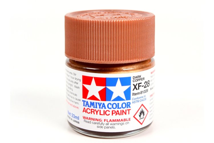 Tamiya XF-28 Dark Copper - Matt - Acryl - 23ml - Tam81328 1 - TAM81328