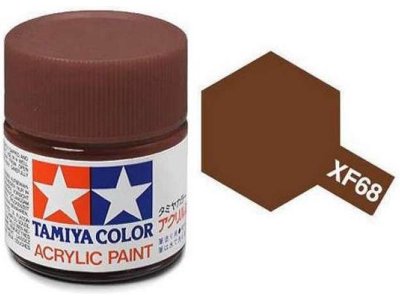 Tamiya XF-68 NATO Brown - Matt - Acryl - 23ml - Tam81368 - TAM81368