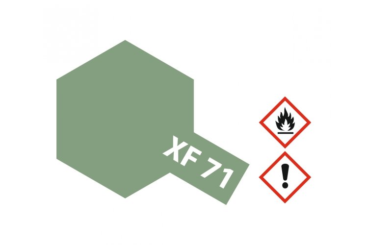 Tamiya XF-71 Cockpit Green - Matt - Acryl - 23ml - Tam81371 2 - TAM81371
