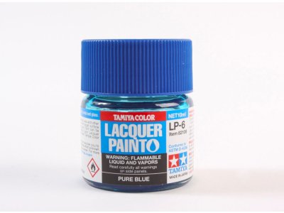 Tamiya LP-6 Blue - Gloss - Lacquer Paint - 10ml - Tam82106 xs 1 - TAM82106-XS