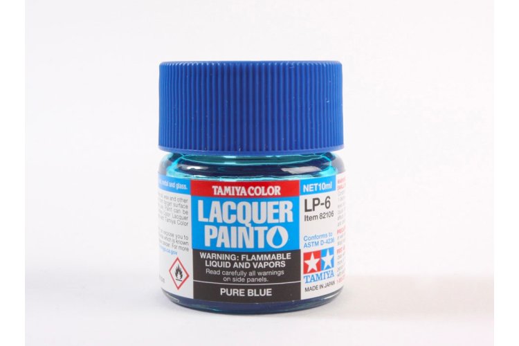 Tamiya LP-6 Blue - Gloss - Lacquer Paint - 10ml - Tam82106 xs 1 - TAM82106-XS