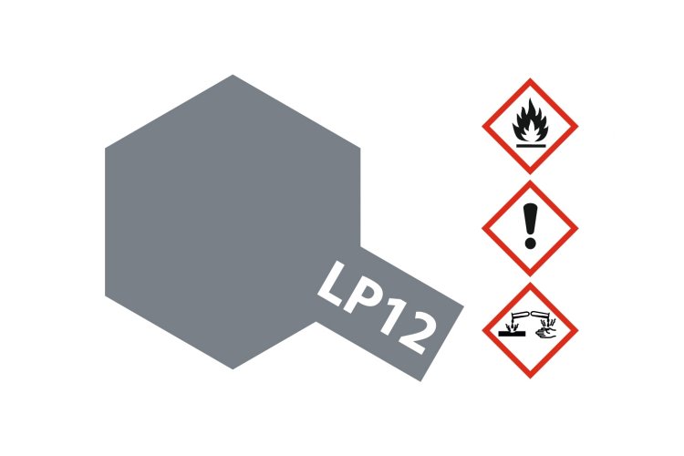 Tamiya LP-12 IJN Grey Kure A. - Matt - Lacquer Paint - 10ml - Tam82112 xs 2 - TAM82112-XS