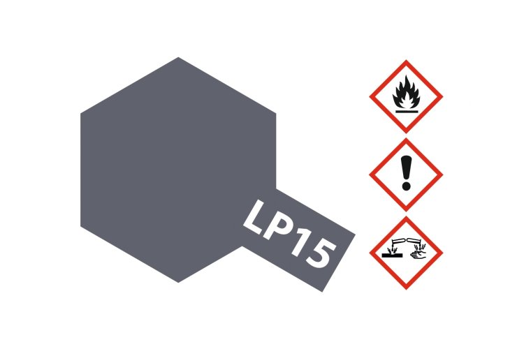 Tamiya LP-15 IJN Grey Yokosuk A. - Matt - Lacquer Paint - 10ml - Tam82115 xs 2 - TAM82115-XS