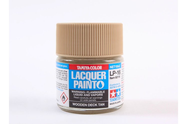 Tamiya LP-16 Wooden Deck - Matt - Lacquer Paint - 10ml - Tam82116 xs 1 - TAM82116-XS