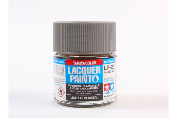 Tamiya LP-20 Hell Gun Metal - Lacquer Paint - 10ml - Tam82120 xs 1 - TAM82120-XS