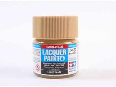 Tamiya LP-30 Light Sand - Matt - Lacquer Paint - 10ml - Tam82130 xs 1 - TAM82130-XS