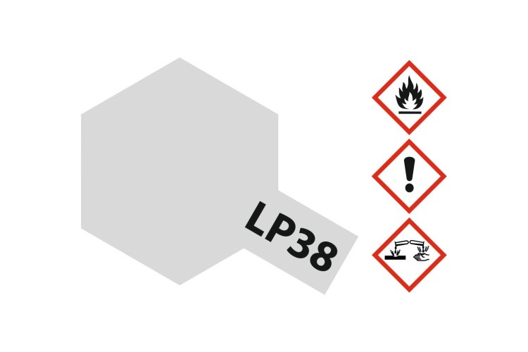 Tamiya LP-38 Aluminium - Matt - Lacquer Paint - 10ml - Tam82138 xs 2 - TAM82138-XS