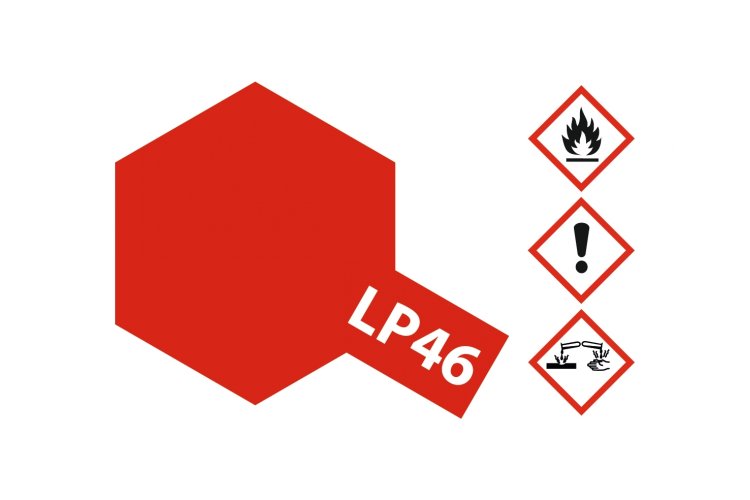 Tamiya LP-46 Pure Metallic Red - Gloss - Lacquer Paint - 10ml - Tam82146 xs 2 - TAM82146-XS