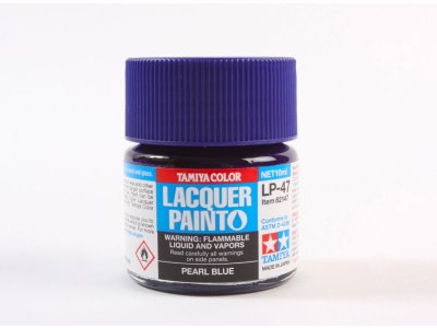 Tamiya LP-47 Pearl Blue - Gloss - Lacquer Paint - 10ml - Tam82147 xs 1 - TAM82147-XS