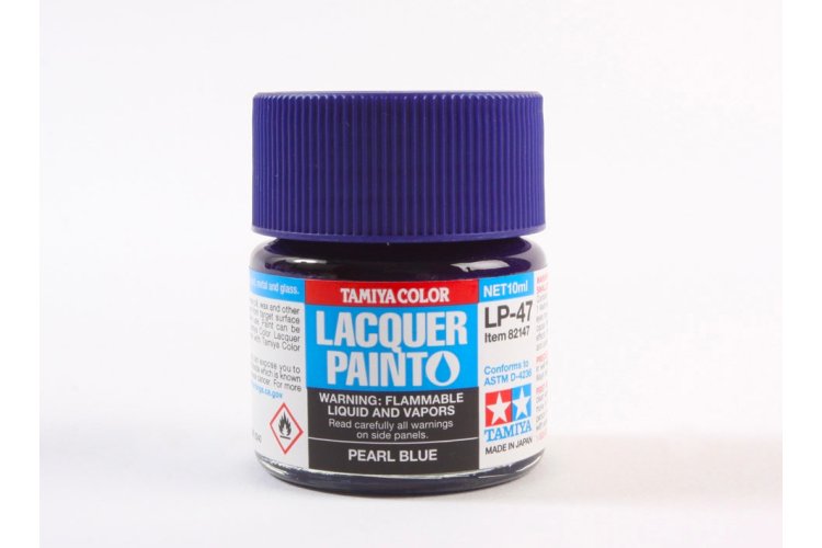 Tamiya LP-47 Pearl Blue - Gloss - Lacquer Paint - 10ml - Tam82147 xs 1 - TAM82147-XS