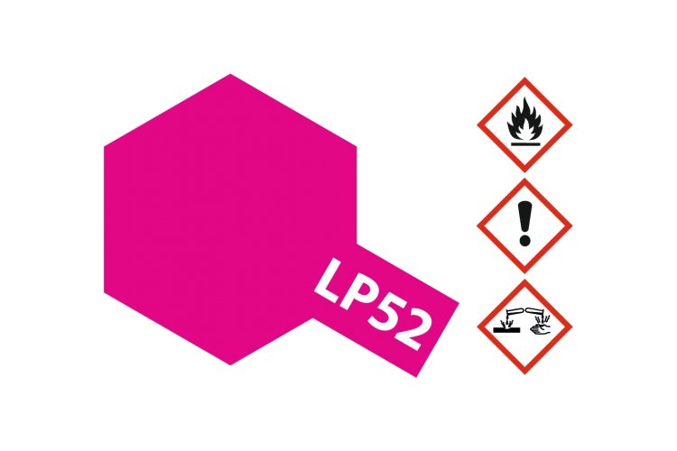 Tamiya LP-52 Red - Clear - Gloss - Lacquer Paint - 10ml - Tam82152 xs 2 - TAM82152-XS