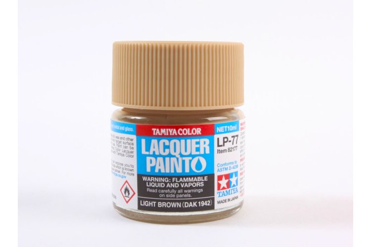 Tamiya LP-77 Light Brown - Matt - Lacquer Paint - 10ml - Tam82177 xs 1 - TAM82177-XS