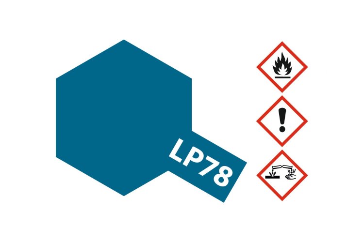 Tamiya LP-78 Blue - Matt - Lacquer Paint - 10ml - Tam82178 xs 2 - TAM82178-XS