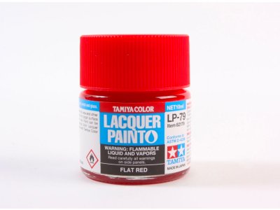 Tamiya LP-79 Red - Matt - Lacquer Paint - 10ml - Tam82179 xs 1 - TAM82179-XS