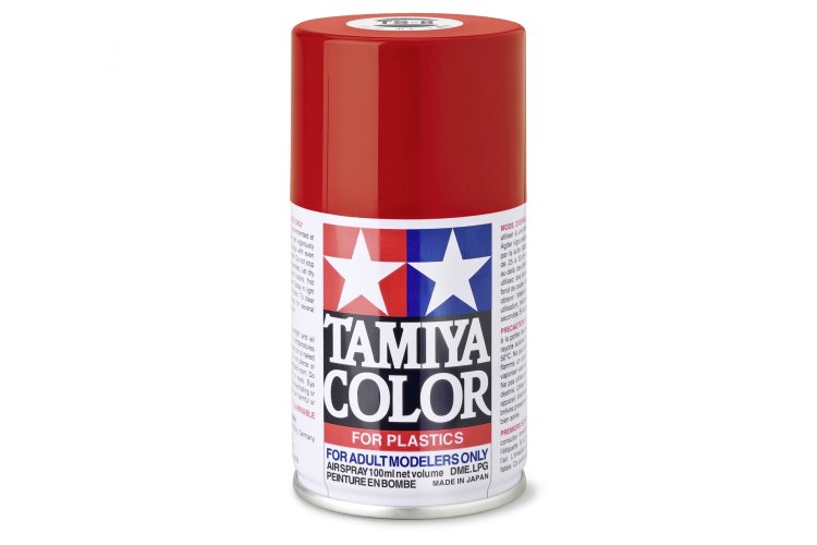 Tamiya TS-8 Italian Red - Gloss - Acryl Spray - 100ml - Tam85008 1 - TAM85008