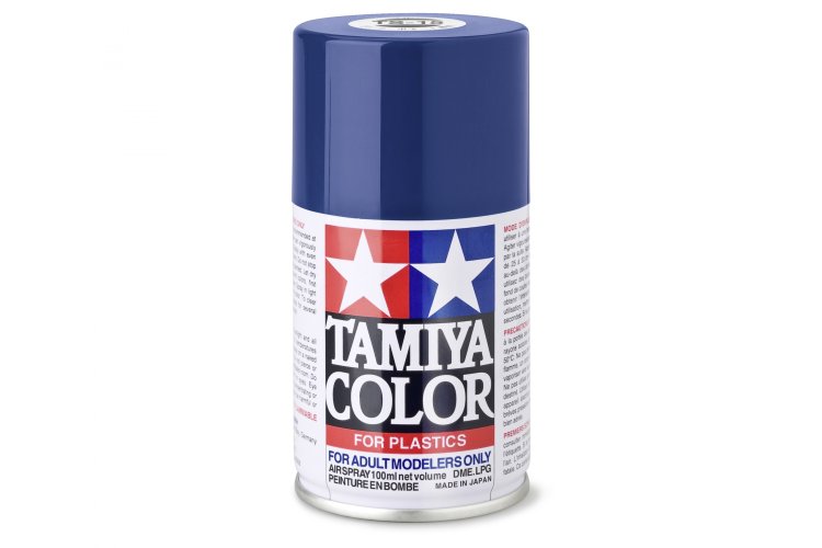 Tamiya TS-15 Blue - Gloss - Acryl Spray - 100ml - Tam85015 1 - TAM85015