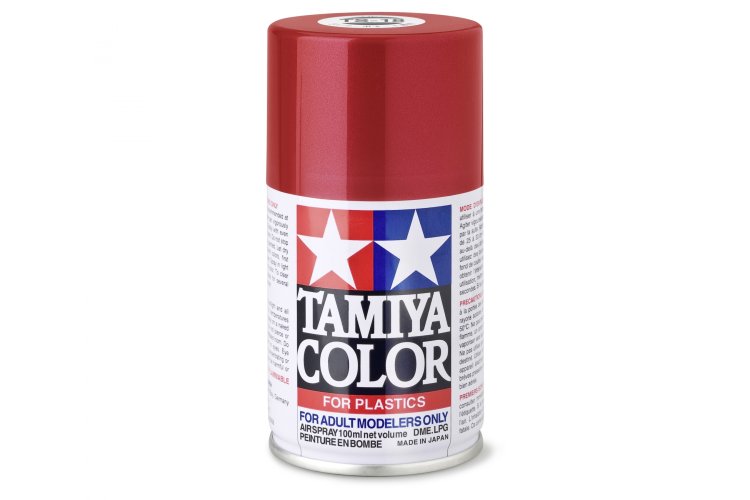 Tamiya TS-18 Red - Metallic - Gloss - Acryl Spray - 100ml - Tam85018 1 - TAM85018